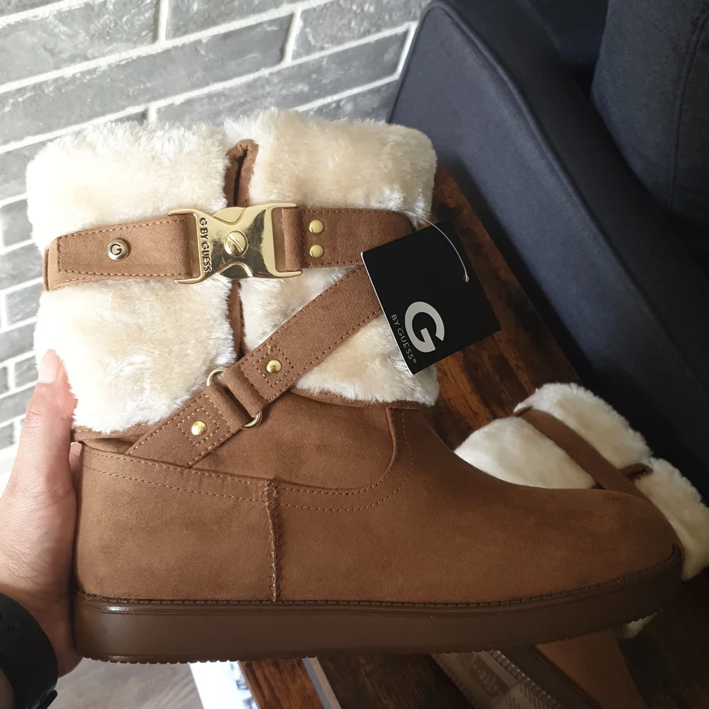 Authentic Warm boots by G by Guess brown size 8 NWT. - Picture 11 of 13
